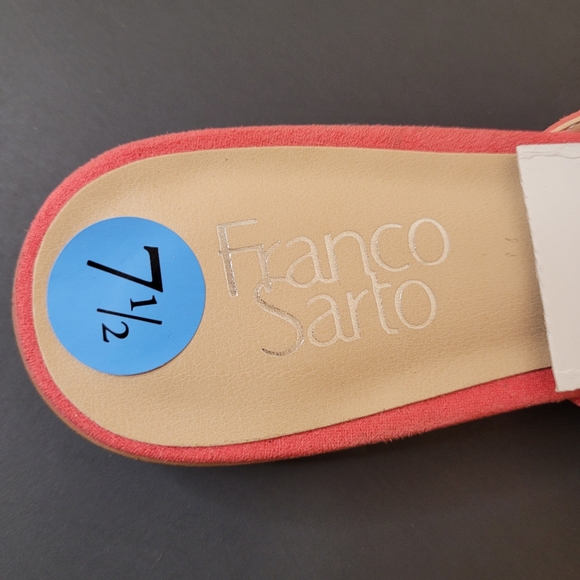 NWOT Franco sarto Nita Suede Pointed Toe Silp On Mules 7.5 - Picture 1 of 11